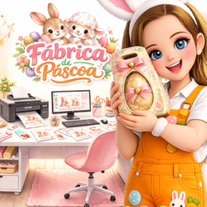 Fábrica de Páscoa com IA 🐰🍫✨🐑