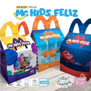 Caixa Mc Lanche Dia das Crianças para Imprimir | +23 Temas
