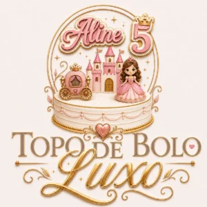 Topo de Bolo de Luxo